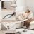 142.8" Modular Sectional Sofa 6 Piece Chenille Deep Seat Cloud Corner Couch With Reversible Ottomans & Pillows-339952822