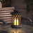 10.63'' Solar Powered Integrated LED Cylinder Lantern