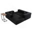 Canapé modulaire Boneless avec table d'appoint en L pour salon-2056989361