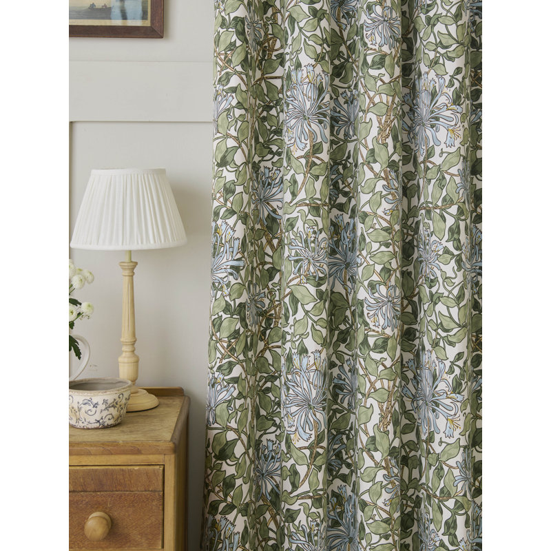Cotton Blend Blackout Curtain Panel Pair, 229cm W x 229cm L