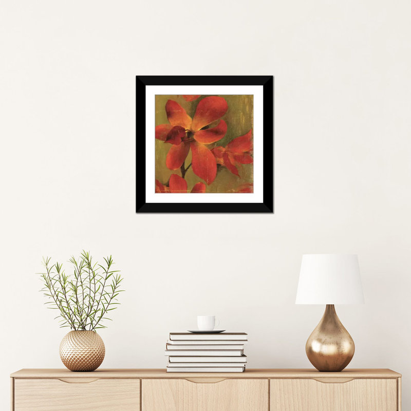 « on fire i », impression sur toile, Papier d'art encadré noir, Blanc, H 24 po x l 24 po x P 1 po