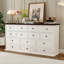 Commode double à 12 tiroirs Arnout