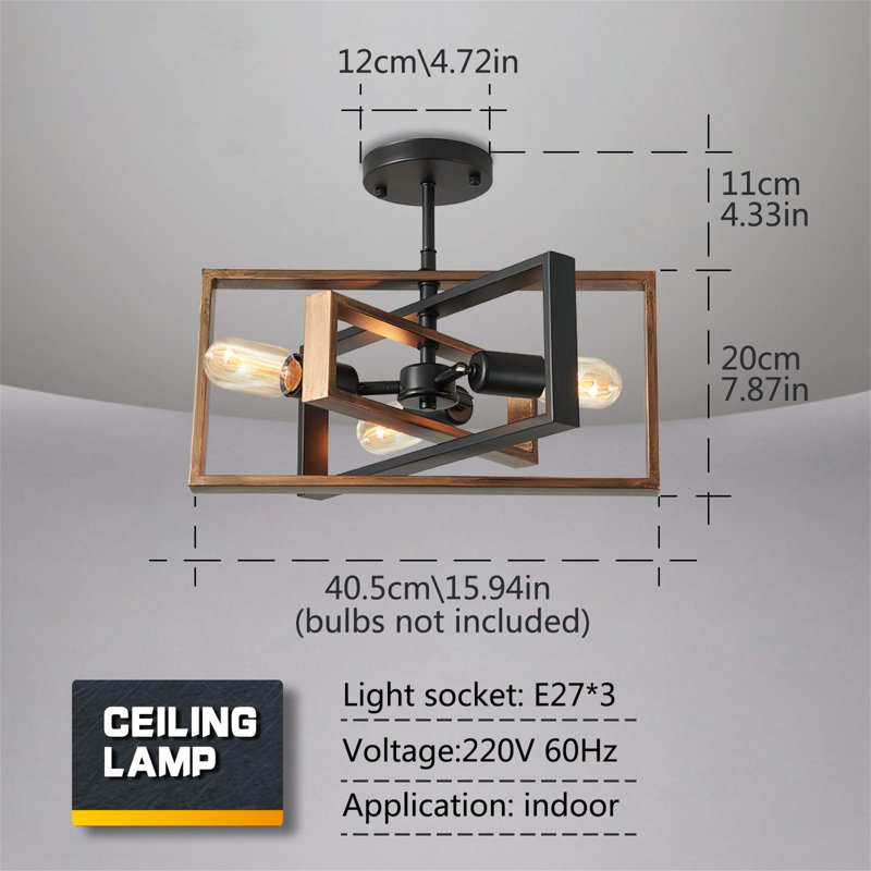 Aindrias 3 - Light Black Single Pendant