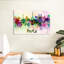 «Paris Skyline Colors» sur impression sur toile-1514945174