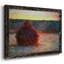 «Grainstack at Sunset, Winter, 1890» par J Paul - reproduction d'art sur toile simple-165626889-165626892