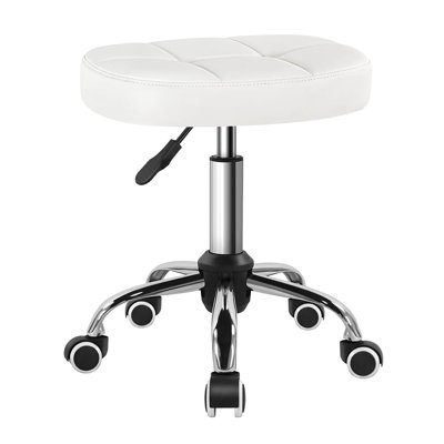 Minimalist Swivel Stool with Wheel
