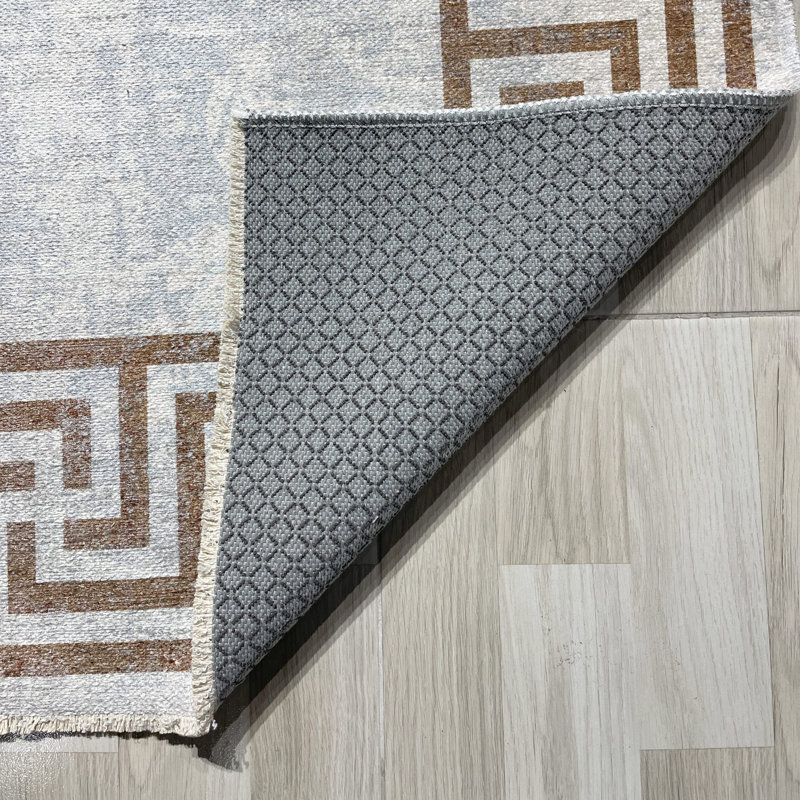 Tapis Zyir avec envers antidérapant, Rectangle 5 pi 3 po x 7 pi 7 po