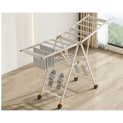 Séchoir à vêtements pliable et mobile pour l'intérieur