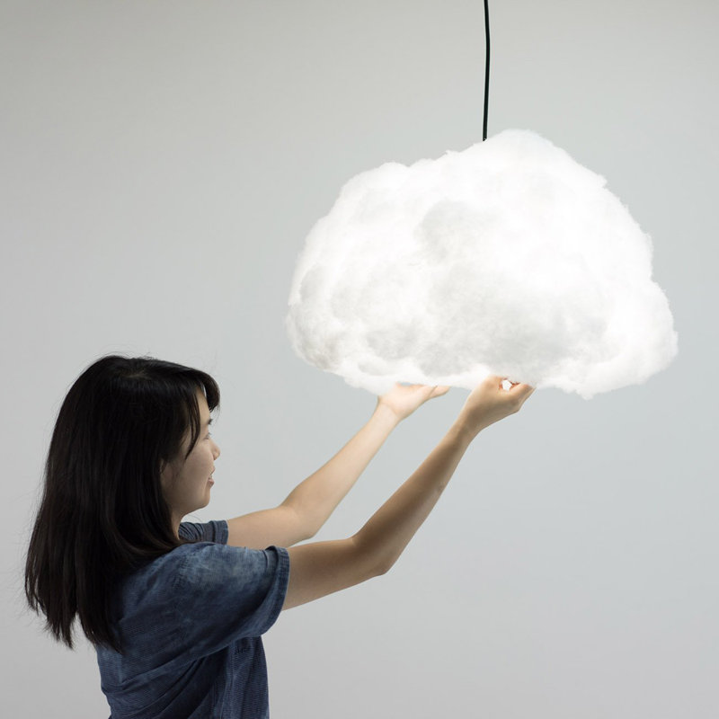 Lampshade Cloud, 132" H x 22" W x 20" D