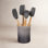 Le Creuset Silicone 5 piece Utensil Set with Crock