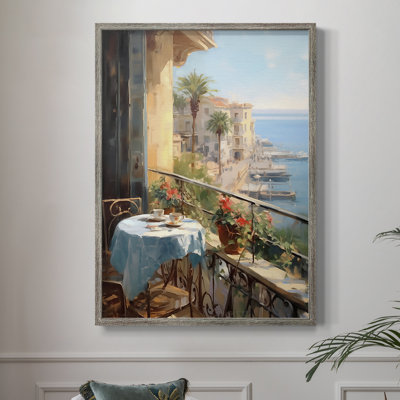 Reproduction encadrée FLORAL Series DCCXLIV - bois massif