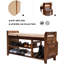 Banc de rangement pour chaussures