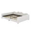 Upholstered Sherpa Fabric Bed With Cloud-Shaped Backrest-987434602-987434517