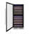 Empava 24" 116-Bottle Dual Zone Wine Cooler - Built-In or Freestanding, Quiet Compressor, Stainless Steel