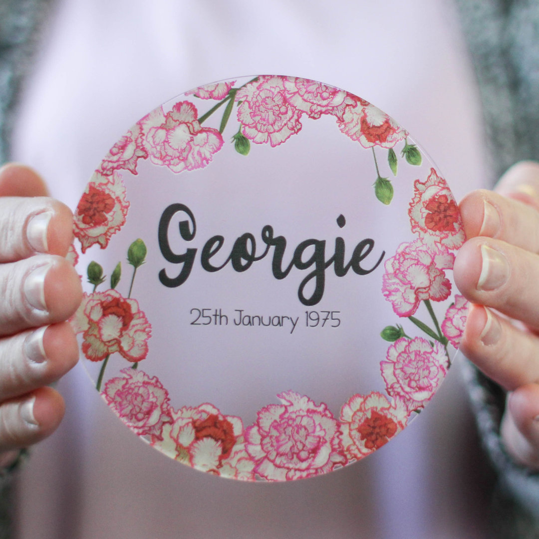 Acrylic Round 1 Piece Coaster