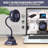 Portable Clip-on Push-pull Fan, 3-speed Usb Rechargeable Silent Desktop Fan With Flexible Bendable Design