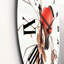 Bouvreuil rouge sur une branche - horloge murale traditionnelle-60328265