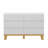 Arneisha Modern Wood 6-Drawer Double Dresser