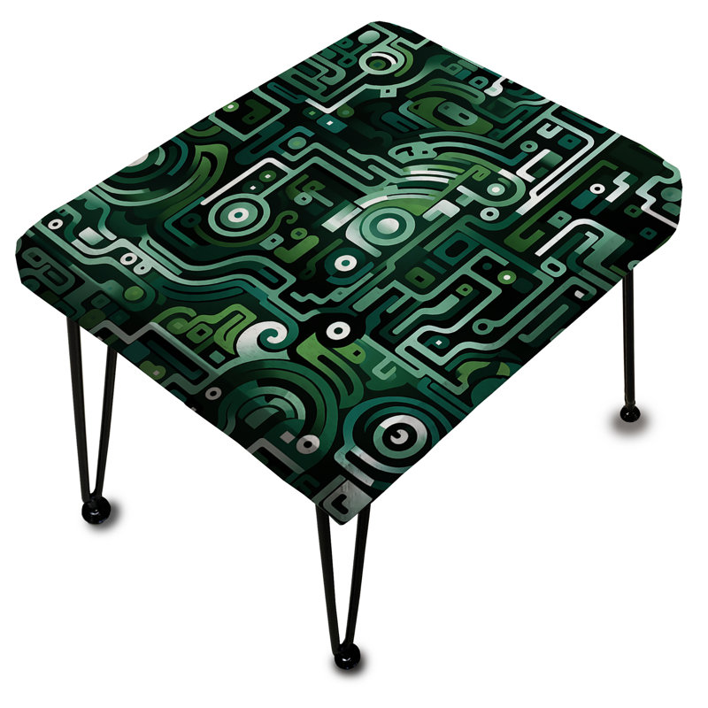 Repose-pieds Green Techno Fusion Maze
