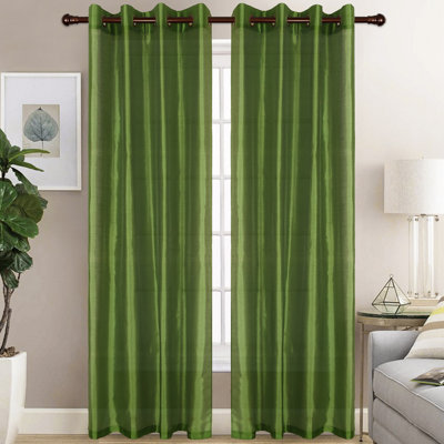 Diredra Polyester Semi-Sheer Curtains