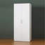 Mia Range-chaussures haut avec six tablettes en blanc