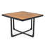 Ensemble de salle à manger 9 pièces pour patio en bois d'acacia, ensemble de patio extérieur peu encombrant, 4 chaises rembourrées, 4 repose-pieds et 1 table carrée pour la cour, le jardin, la terrasse et la piscine-558601656