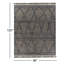 Hand Knotted Wool Chevron Area Rug-1952073111