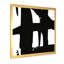 «Black and White Crossing Paths II», reproduction sur toile encadrée-48413108-48413106