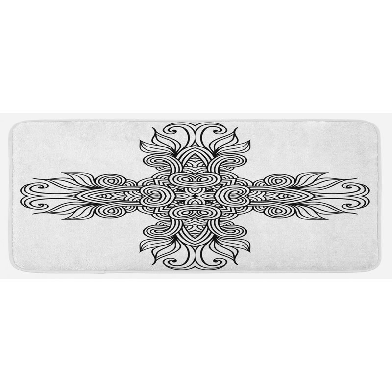 Traditional Polyester Kitchen Mat