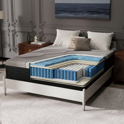 14" Mudium Plush Hybrid Mattress 