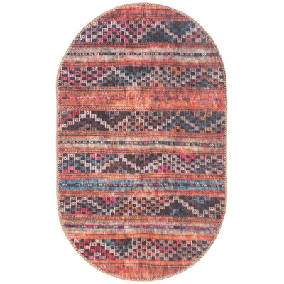 Amilio Chenille Striped Indoor Rug