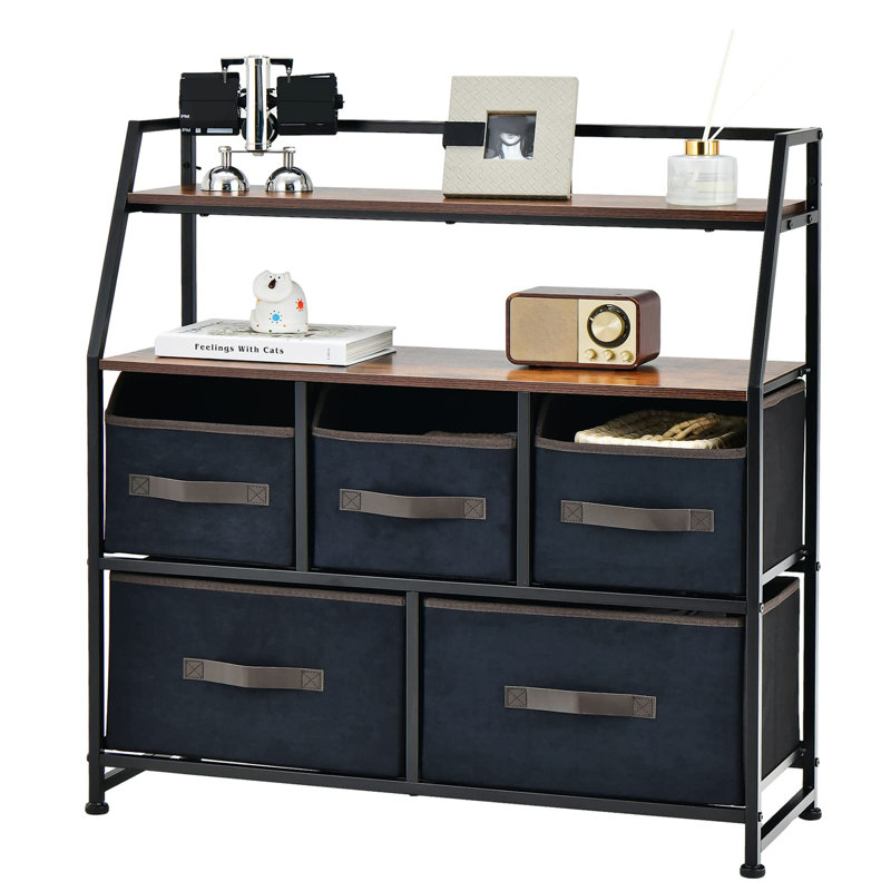 Anaberta 5 Drawer Storage Drawer