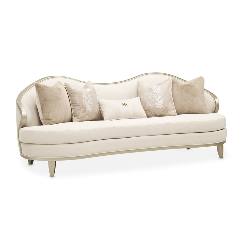 Camellia Field Caramel Sofa
