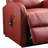 Ricardo Red PU Recliner W/ Power Lift