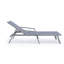 Chaise longue d'extérieur en métal avec table-88151117