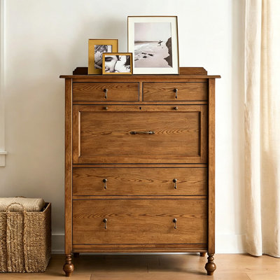 Armoire de rangement à bascule rétro de style français