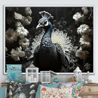 «Mystical Peacock Gaze» sur impression sur toile