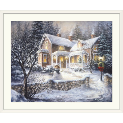 « winter’welcome », reproduction d’art rectangulaire