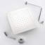 Pomme de douche carrée de 12 po avec extension réglable - Fabrication en acier inoxydable, pomme de douche à bras mobile de 12 po à faible encombrement, sans colmatage, convient aux filetages de tuyaux