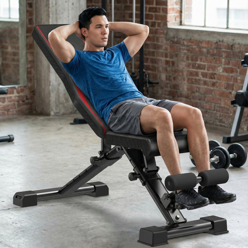 Banc de musculation Himimi, capacité de 408 kg, conception stable, position de développé épaules à 90° pour salle de sport à domicile