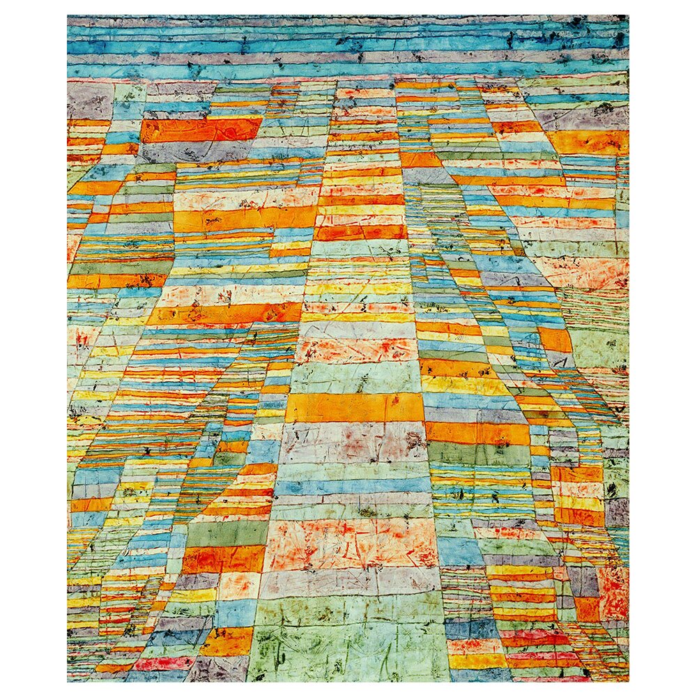 Leinwandbild Highway and Byways von Paul Klee