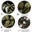 Helzer - Art floral rond en métal-109695921
