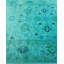 Tapis bleu nouvel âge 6 pi 1 po x 8 pi 9 po Colp One-of-a-Kind