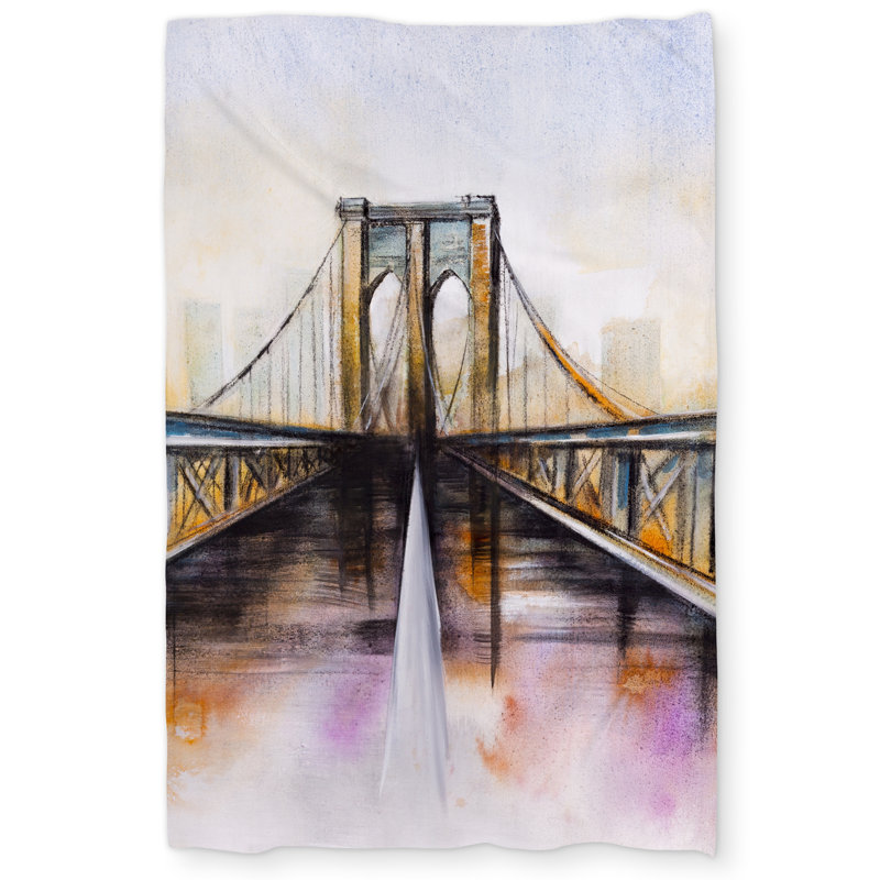 Colorful Brooklyn Bridge Duvet Cover | Home Decor Essentials