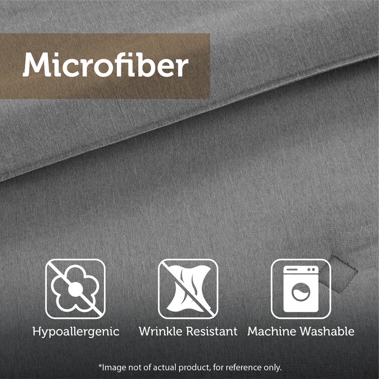 17 Stories Keyvan Microfiber Striped Comforter Set & Reviews