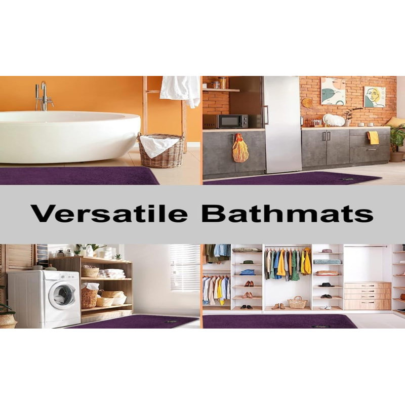 Manufactured Wood Non-Slip Bath Mat