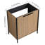 Meuble-lavabo moderne 30 po - Contreplaqué café, finition compacte