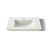 Memoirs® Stately Pedestal/Console Table Bathroom Sink Basin with Single Faucet-hole Drilling
