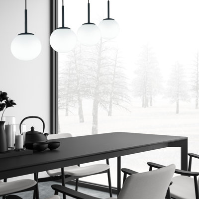 Bosie - Light Matte Black Pendant