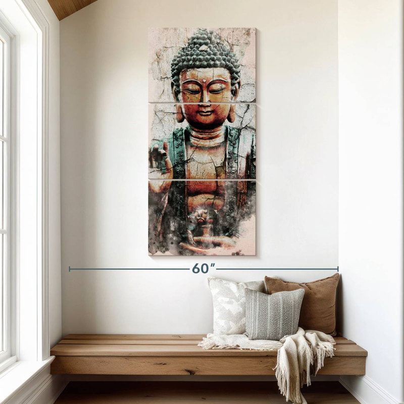 Mystical Buddha, 52" H x 24" W